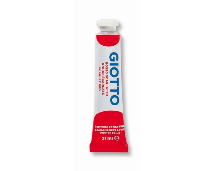 ΤΕΜΠΕΡΑ 21ml ΚΟΚΚΙΝΟ No.8 GIOTTO