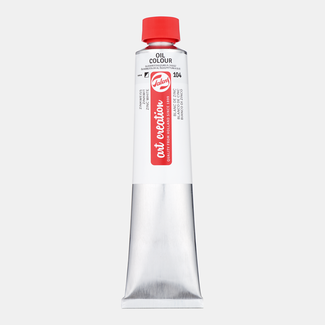 23257 ΛΑΔΙΑ ART CREATION 200ml No.104 Zinc White - Image 1