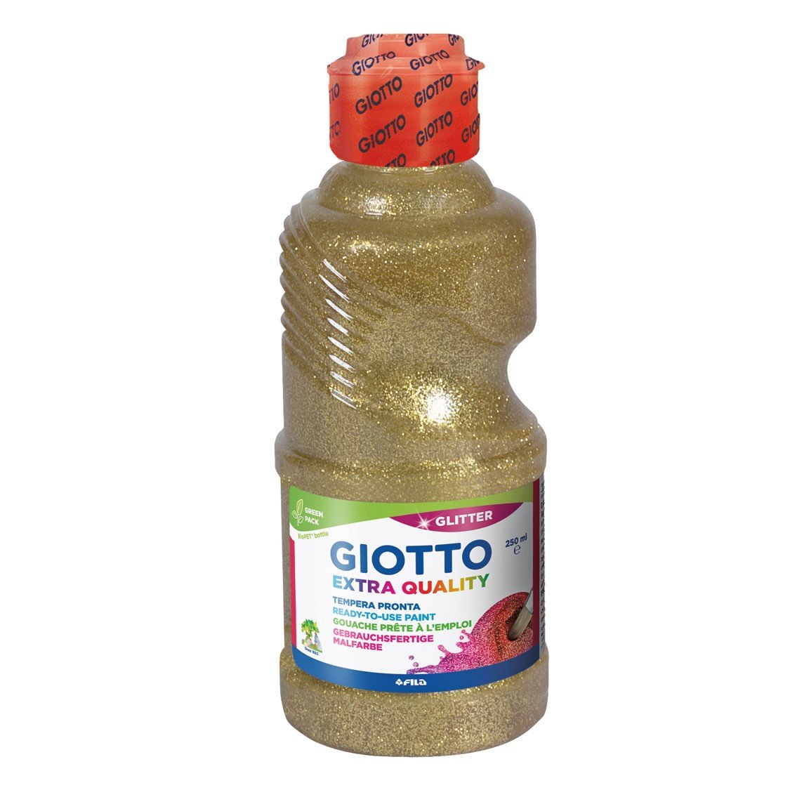28017 ΤΕΜΠΕΡΑ GLITTER ΧΡΥΣΟ 250ml GIOTTO - Image 1