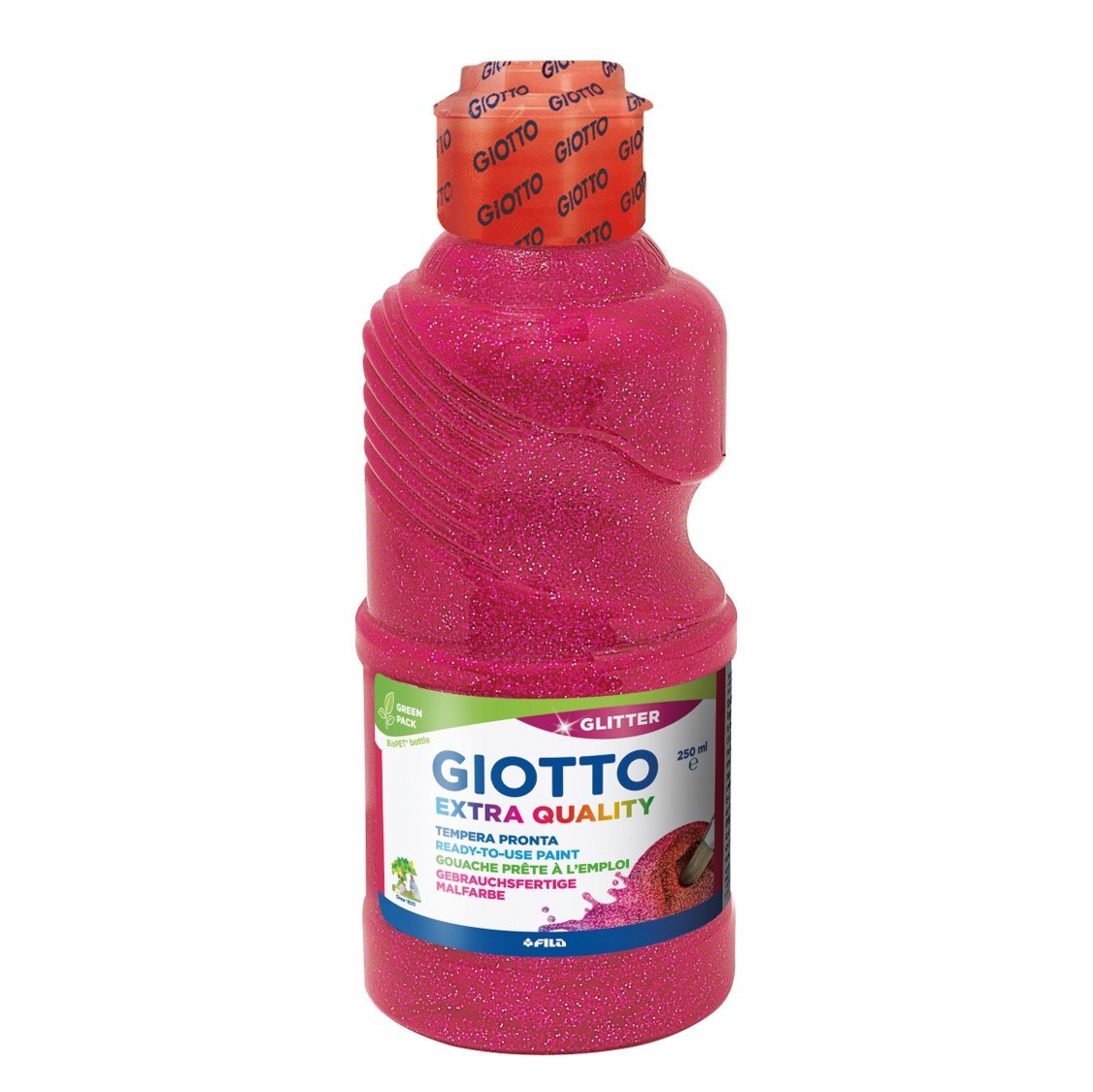 ΤΕΜΠΕΡΑ GLITTER MAGENTA 250ml GIOTTO