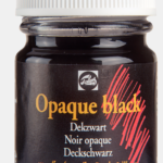WATER BASED COLOUR WASCO OPAQUE Black 50ml