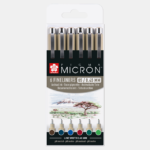 ΣΕΤ ΜΑΡΚΑΔΟΡΟΙ SAKURA PIGMA MICRON Set 05 Earth - 6 x 0.45 mm - 6 colours