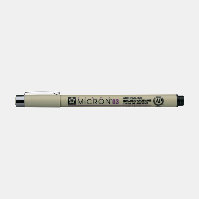 ΜΑΡΚΑΔΟΡΟΣ SAKURA PIGMA MICRON 03 – 0,35 mm BLACK