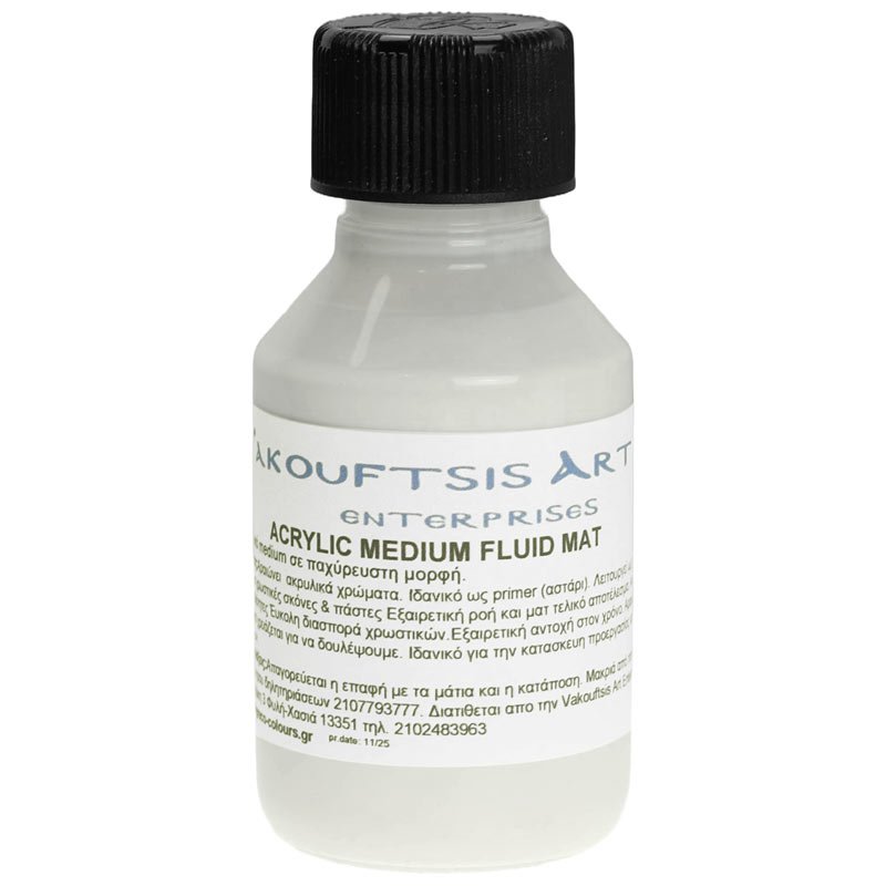 ΚΟΛΛΑ ΒΙΝΥΛΛΙΚΗ - ΑΚΡΥΛΙΚΗ ΑΓΙΟΓΡΑΦΙΑΣ MAT MEDIUM FLUID ΤΥΠΟΥ CAPAROL 100ml