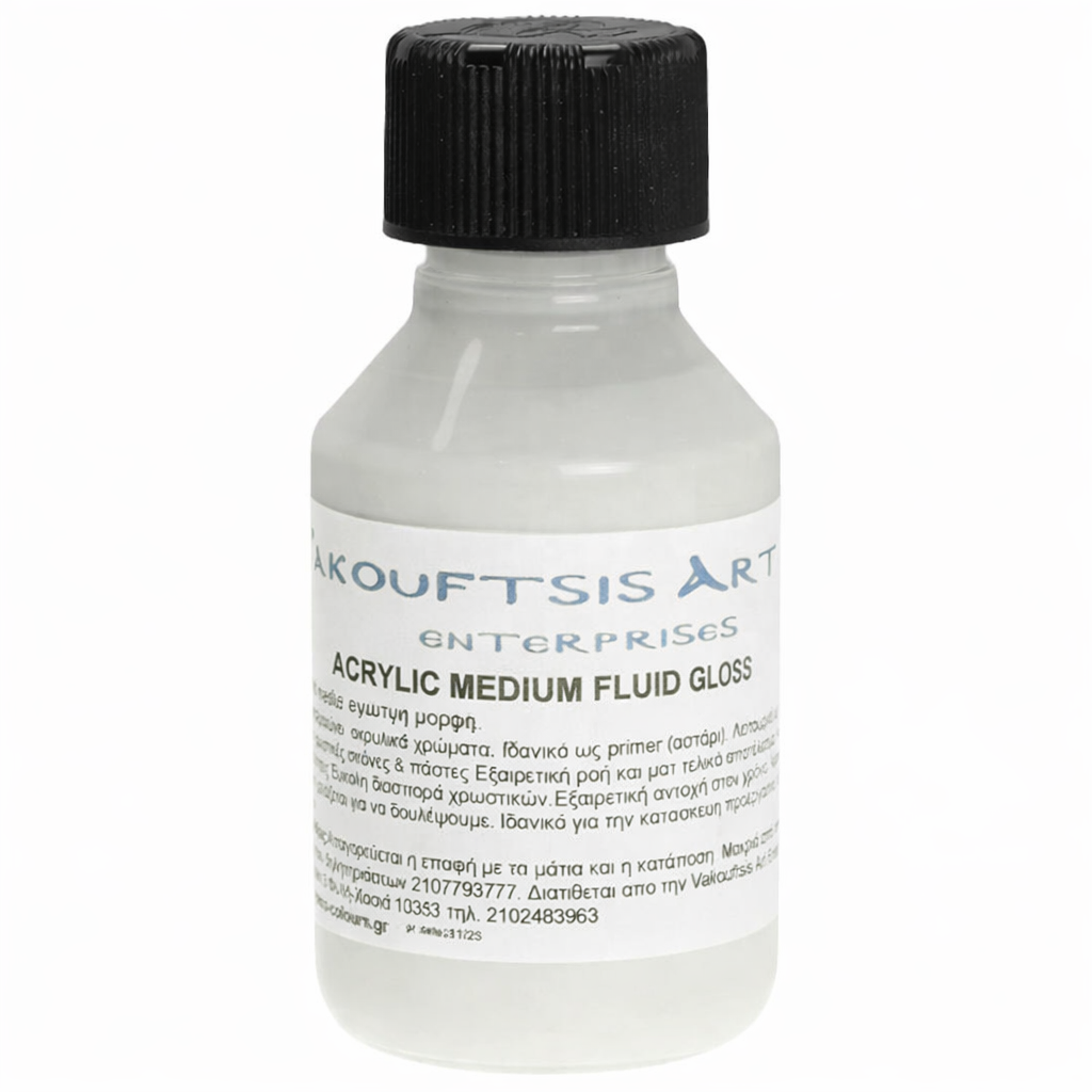 61485 ΚΟΛΛΑ ΒΙΝΥΛΛΙΚΗ - ΑΚΡΥΛΙΚΗ ΑΓΙΟΓΡΑΦΙΑΣ MEDIUM FLUID GLOSS ΤΥΠΟΥ CAPAROL 100ml - Image 1
