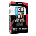 ΣΕΤ ΧΡΩΜΑΤΑ ΓΙΑ ΔΕΡΜΑ 5x20ml + Primer και πινέλο SETACOLOR LEATHER  PEBEO