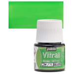 ΣΜΑΛΤΟ (ENAMEL) VITRAIL Vivid Green 45ml TRANSPARENT PEBEO