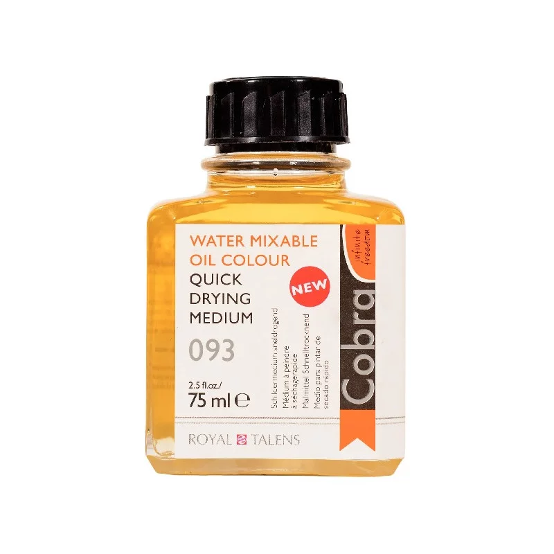 QUICK DRYING MEDIUM 75ml ΓΙΑ ΛΑΔΙ ΖΩΓΡΑΦΙΚΗΣ COBRA WATER MIXABLE