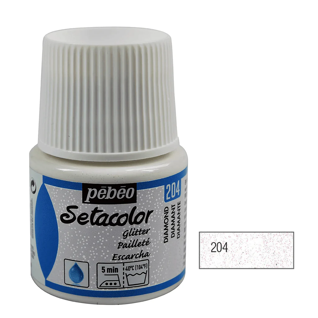 ΧΡΩΜΑ ΥΦΑΣΜΑΤΟΣ GLITTER Diamond SETACOLOR LIGHT FABRICS 45ml