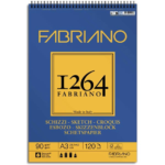 ΜΠΛΟΚ ΣΠΙΡΑΛ A3 F-1264 90GR SKETCH 120Φ FABRIANO