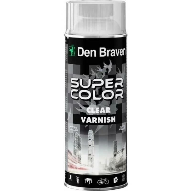 68640 ΒΕΡΝΙΚΙ ΣΠΡΕΪ BOSTIK DEN BRAVEN ΓΥΑΛΙΣΤΕΡΟ ΔΙΑΦΑΝΟ 400ML - Image 1