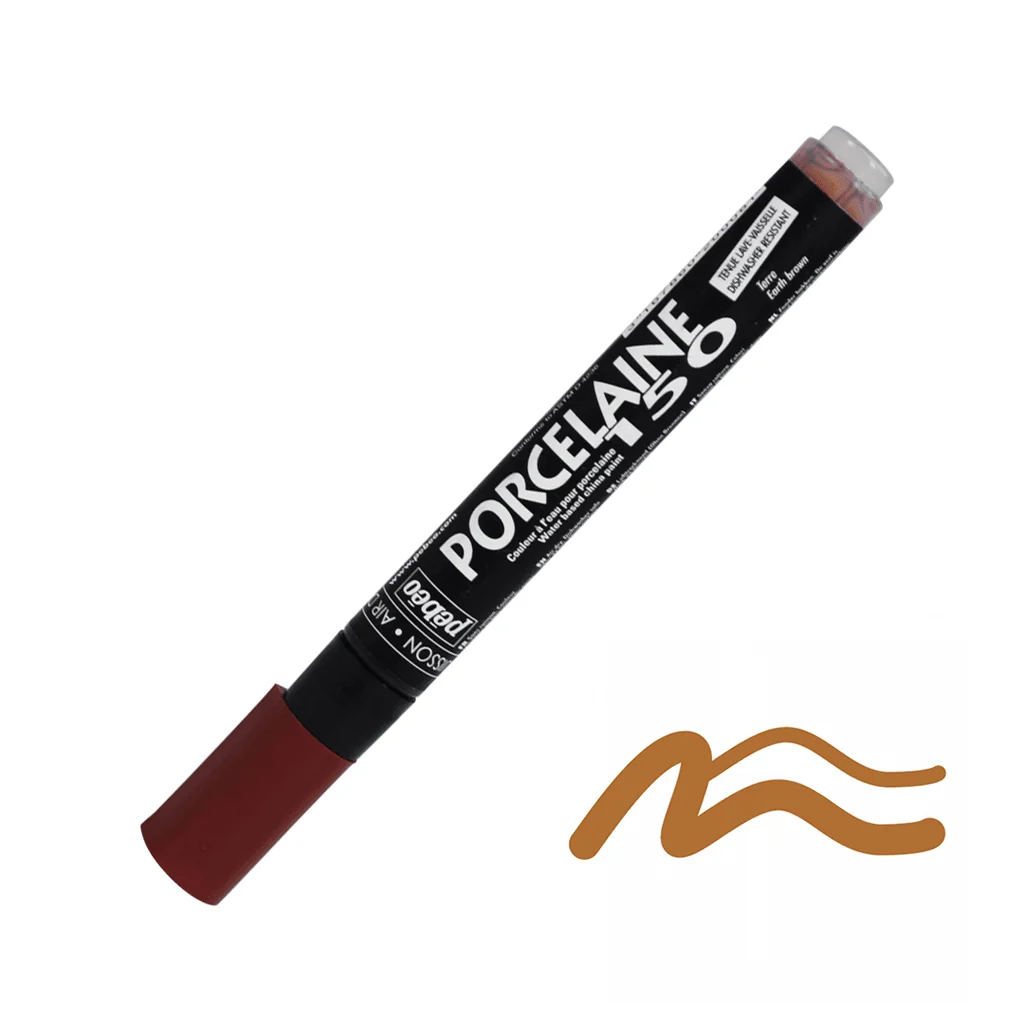 69755 ΜΑΡΚΑΔΟΡΟΣ ΠΟΡΣΕΛΑΝΗΣ ΜΕ ΒΑΣΗ ΤΟ ΝΕΡΟ Earth Brown 1,2mm PORCELAIN 150 - Image 1