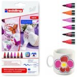 ΣΕΤ ΜΑΡΚΑΔΟΡΟΙ-ΠΙΝΕΛΟ ΠΟΡΣΕΛΑΝΗΣ 1-4mm WARM COLORS 6ΤΕΜ