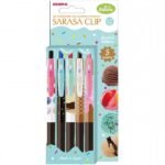 ΣΤΥΛΟ GEL SARASA CLIP ICE CREAM 0.5 ZEBRA ΣΕΤ 5 ΧΡΩΜΑΤΑ