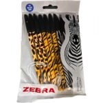 ΣΤΥΛΟ BALL DOODLER ANIMAL 1.0mm ZEBRA ΣΕΤ 10ΤΕΜ