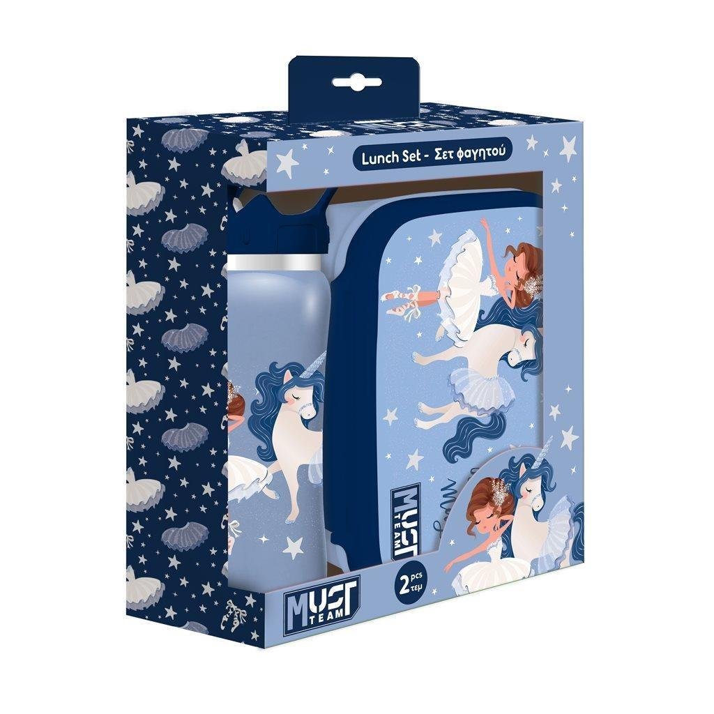 71162 ΣΕΤ ΦΑΓΗΤΟΥ "BELIEVE IN MAGIC" ΦΑΓΗΤΟΔΟΧΕΙΟ 800ml-ΠΑΓΟΥΡΙ ΑΝΟΞΕΙΔΩΤΟ 500ml - Image 1