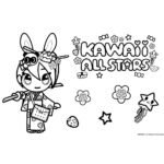 ΜΠΛΟΚ ΖΩΓΡΑΦΙΚΗΣ “TOKIDOKI” 23x33cm 40 ΦΥΛΛΑ ΑΥΤΟΚΟΛΛΗΤΑ-ΣΤΕΝΣΙΛ- 2ΣΕΛ ΧΡΩΜ/ΣΜΟΥ ΣΕ 2 ΣΧΕΔΙΑ - Image 6