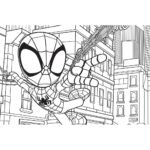 ΜΠΛΟΚ ΖΩΓΡΑΦΙΚΗΣ "SPIDEY" 23x33cm 40 ΦΥΛΛΑ ΑΥΤΟΚΟΛΛΗΤΑ-ΣΤΕΝΣΙΛ- 2ΣΕΛ ΧΡΩΜ/ΣΜΟΥ ΣΕ 2 ΣΧΕΔΙΑ - Image 6