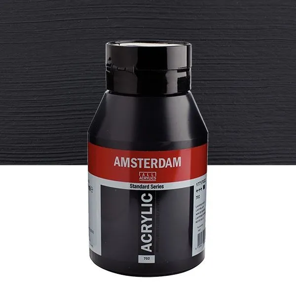 ΑΚΡΥΛΙΚΟ AMSTERDAM 1L No.702 Lamp Black