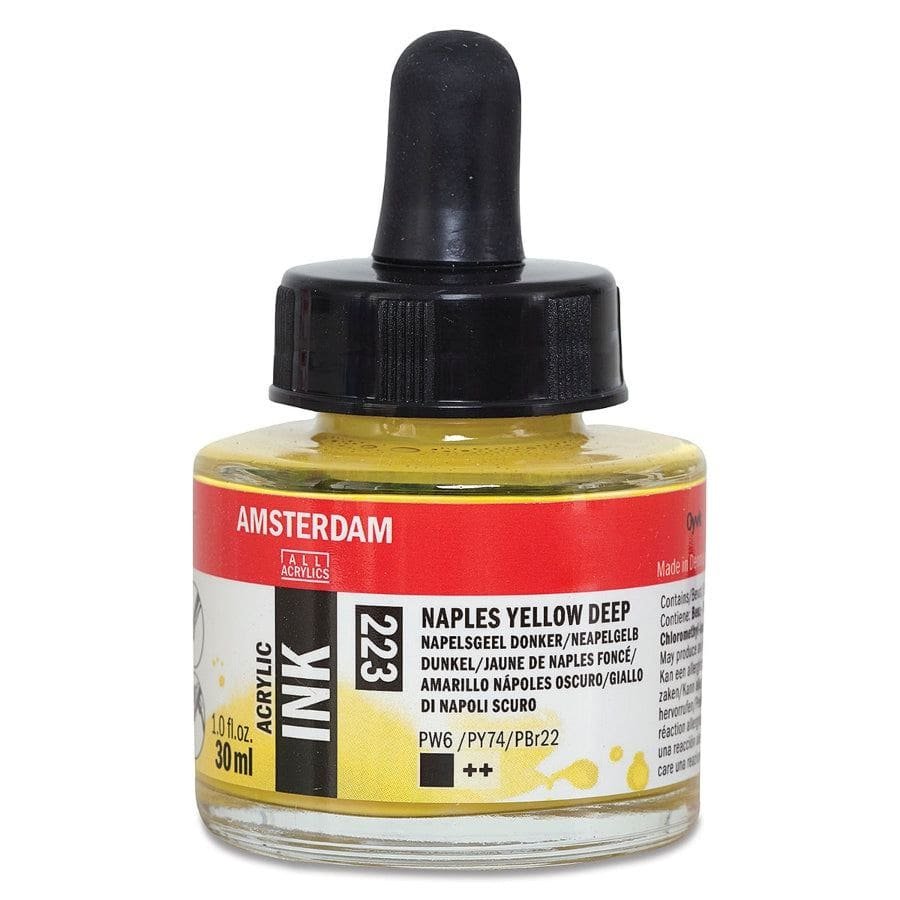 ΜΕΛΑΝΙ INK AMSTERDAM 30ml 223 NAPLES YELLOW DEEP