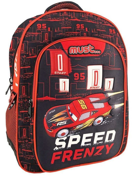 61782 ΤΣΑΝΤΑ ΠΛΑΤΗΣ "CARS SPEED" 3 ΘΗΚΕΣ - Image 1
