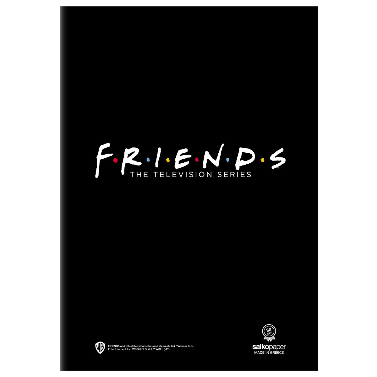 61879 ΤΕΤΡΑΔΙΟ "FRIENDS" ΡΙΓΕ 17x25 40 ΦΥΛΛΑ (ΣΥΣΚ-15ΤΕΜ) - Image 1