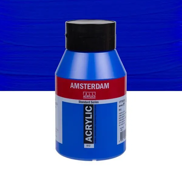 ΑΚΡΥΛΙΚΟ AMSTERDAM 1L No.512 Cobalt Blue (Ultramarine)