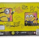 ΜΠΛΟΚ ΖΩΓΡΑΦΙΚΗΣ “MINIONS” 23x33cm 40 ΦΥΛΛΑ ΑΥΤΟΚΟΛΛΗΤΑ-ΣΤΕΝΣΙΛ- 2ΣΕΛ ΧΡΩΜ/ΣΜΟΥ ΣΕ 2 ΣΧΕΔΙΑ