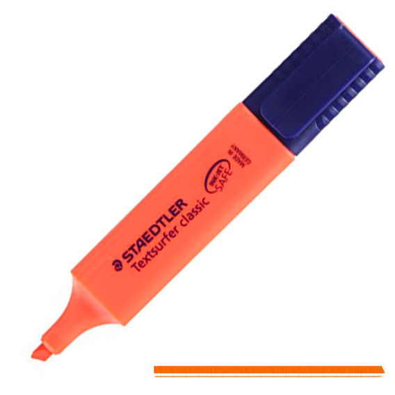 00083 ΜΑΡΚΑΔΟΡΟΣ ΥΠΟΓΡΑΜΜΙΣΗΣ TEXTSURFER CLASSIC STAEDTLER KOKKINOΣ (ΣΥΣΚ-10ΤΕΜ) - Image 1