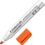 ΜΑΡΚΑΔΟΡΟΣ ΑΣΠΡΟΠΙΝΑΚΑ LUMOCOLOR STAEDTLER Πορτοκαλί 351-4 (ΣΥΣΚ-10ΤΕΜ)