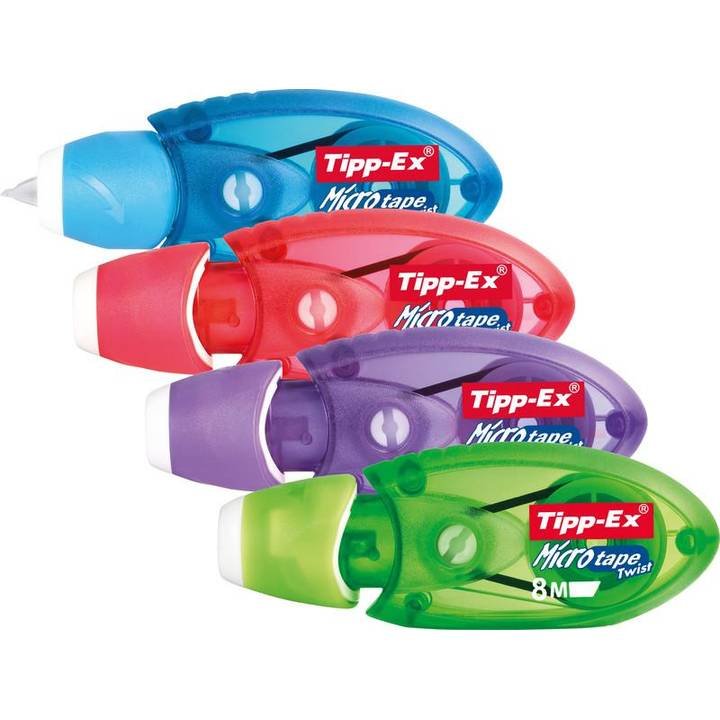 02448 ΔΙΟΡΘΩΤΙΚΗ ΤΑΙΝΙΑ TIPP-EX TWIST 5mm x 8m ΣΕ 4 ΧΡΩΜΑΤΑ (ΣΥΣΚ-10TEM) - Image 1