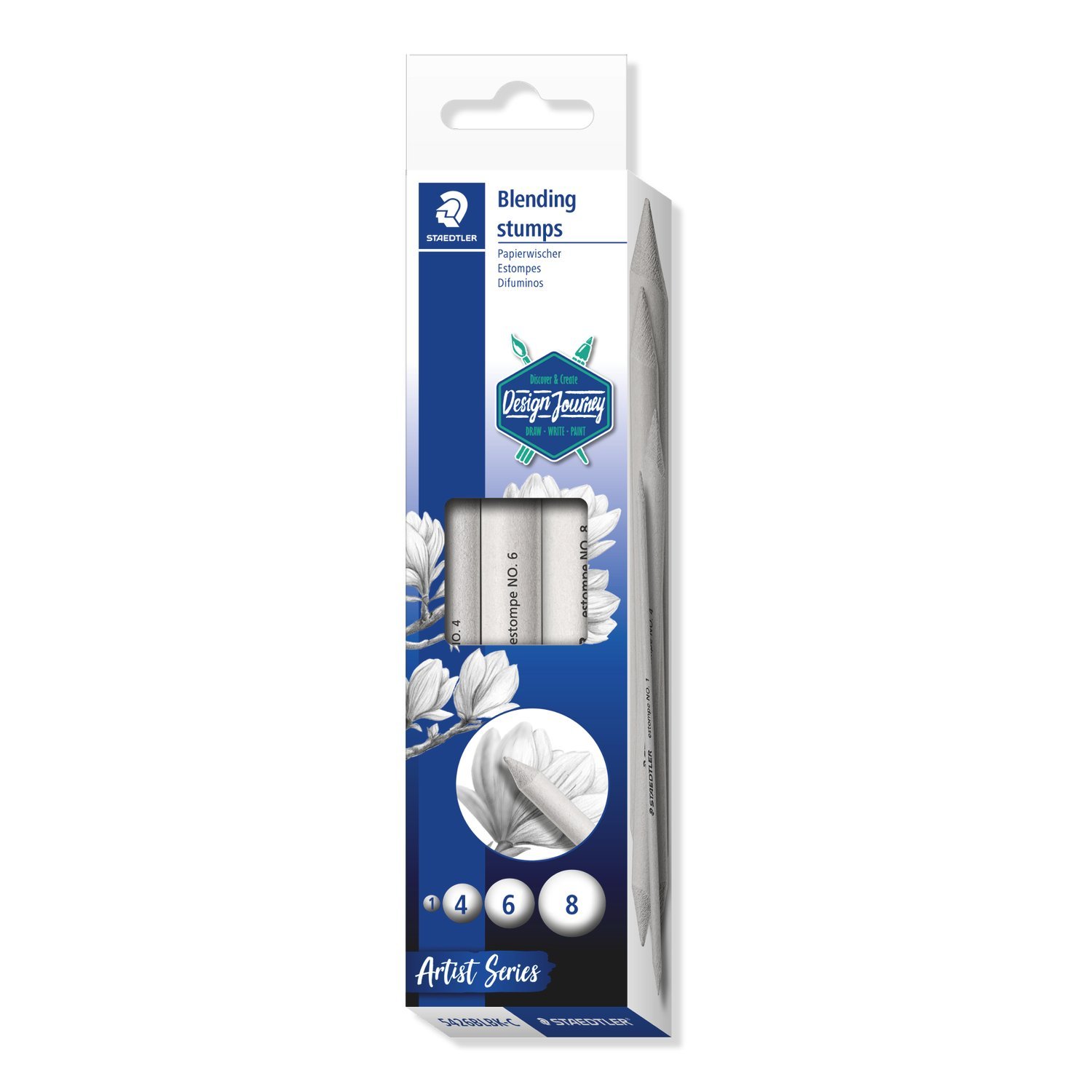 21234 ΣΕΤ ΣΦΟΜΥΛΙ BLENDING STUMP 5426 STAEDTLER 4ΤΕΜ - Image 1