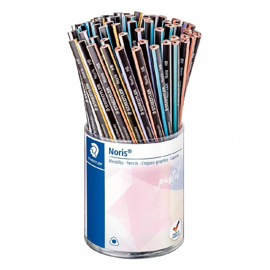 30860 ΒΙΤΡΙΝΑ ΜΟΛΥΒΙ NORIS PASTEL ΜΕ ΡΙΓΑ ΔΙΑΦΟΡΑ ΧΡΩΜΑΤΑ (ΣΥΣΚ-72ΤΕΜ) - Image 1