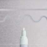 ΜΑΡΚΑΔΟΡΟΣ ΑΝΕΞΙΤΗΛΟΣ ΜΕΤΑΛΛΙΚΟ ΣΤΕΛΕΧΟΣ FINE 2mm White SAKURA - Image 2
