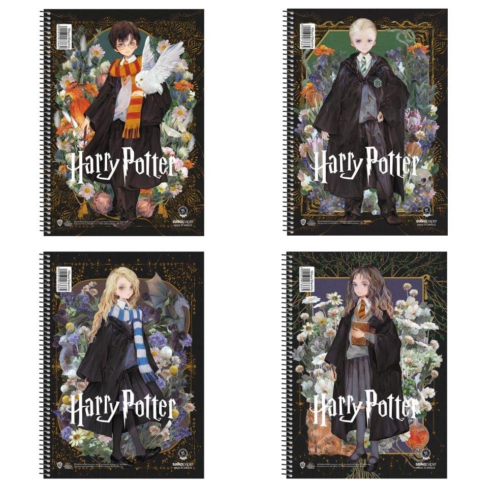 61800 ΤΕΤΡΑΔΙΟ ΣΠΙΡΑΛ "HARRY POTTER-DEATHLY HALLOWS V.2" 21x29/60ΣΕΛ-1 ΘΕΜΑ (ΣΥΣΚ-10ΤΕΜ) - Image 1
