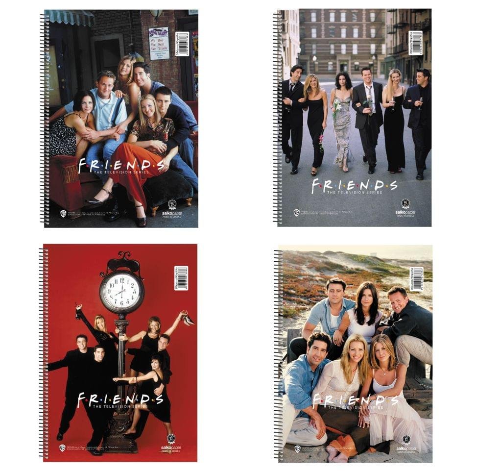 61817 ΤΕΤΡΑΔΙΟ ΣΠΙΡΑΛ "FRIENDS V.2" 21x29/120ΣΕΛ-2 ΘΕΜΑΤΑ (ΣΥΣΚ-10ΤΕΜ) - Image 1