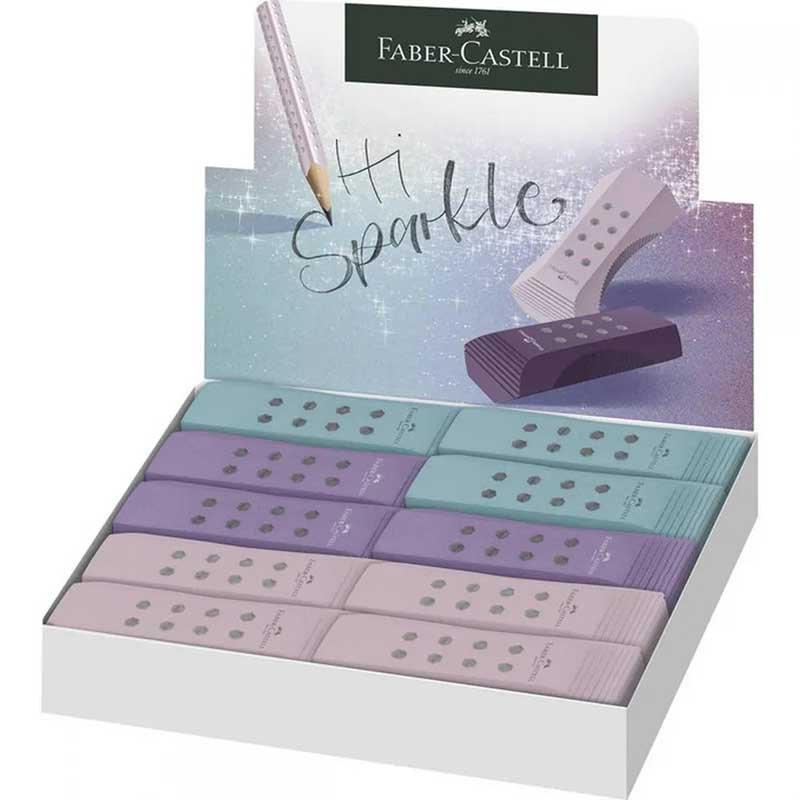 64251 ΓΟΜΑ ROLL-ON SPARKLE ΧΡΩΜΑΤΙΣΤΗ FABER (ΣΥΣΚ-20ΤΕΜ) - Image 1
