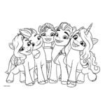 ΜΠΛΟΚ ΖΩΓΡΑΦΙΚΗΣ "MY LITTLE PONY" 23x33 40ΦΥΛΛΑ ΑΥΤΟΚ-ΣΤΕΝΣΙΛ- 2ΣΕΛ ΧΡ 2ΣΧ - Image 4