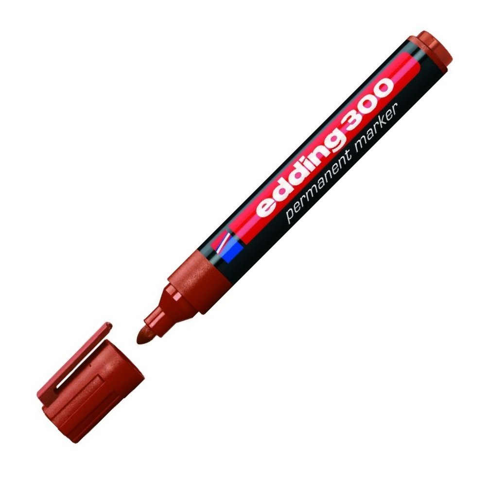 70080 ΜΑΡΚΑΔΟΡΟΣ ΑΝΕΞΙΤΗΛΟΣ EDDING 300 1,5-3mm ΚΑΦΕ (ΣΥΣΚ-10ΤΕΜ) - Image 1