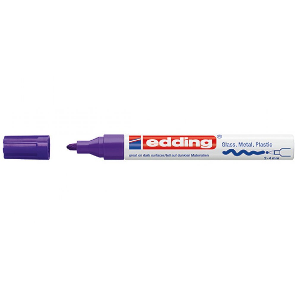 70088 ΜΑΡΚΑΔΟΡΟΣ ΑΝΕΞΙΤΗΛΟΣ EDDING 750 2–4 mm ΒΙΟΛΕΤΙ - Image 1