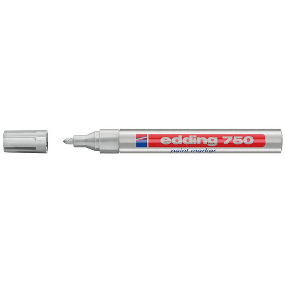 70092 ΜΑΡΚΑΔΟΡΟΣ ΑΝΕΞΙΤΗΛΟΣ EDDING 750 2–4 mm ΑΣΗΜΙ - Image 1