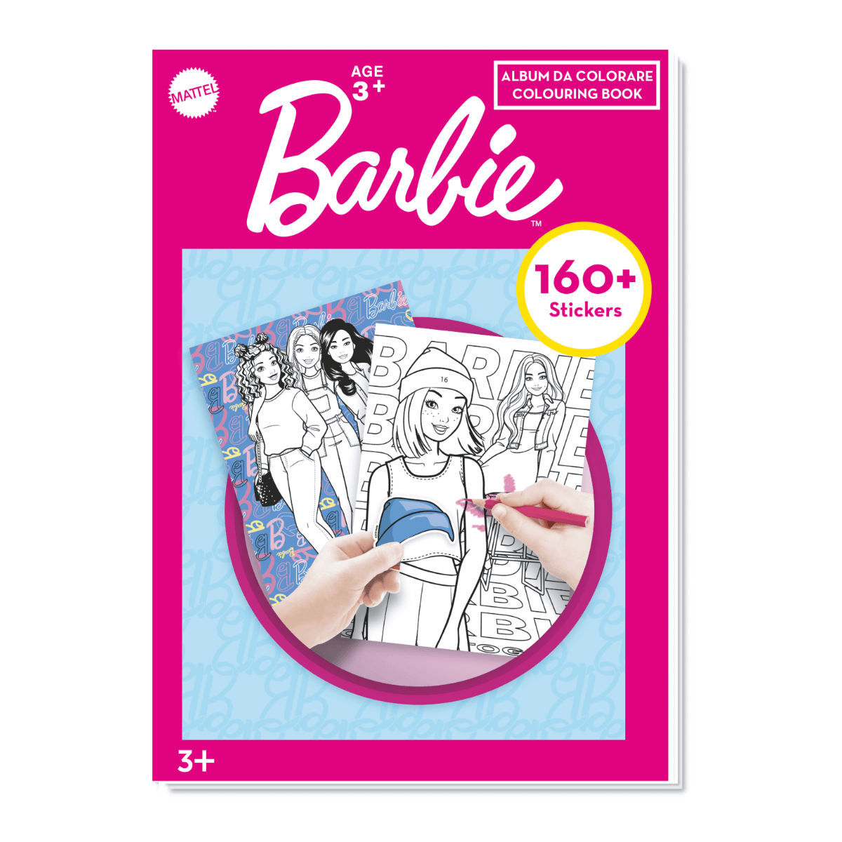 70521 ΜΠΛΟΚ ΖΩΓΡΑΦΙΚΗΣ Α4 ΜΕ ΑΥΤΟΚΟΛΛΗΤΑ "BARBIE" - Image 1