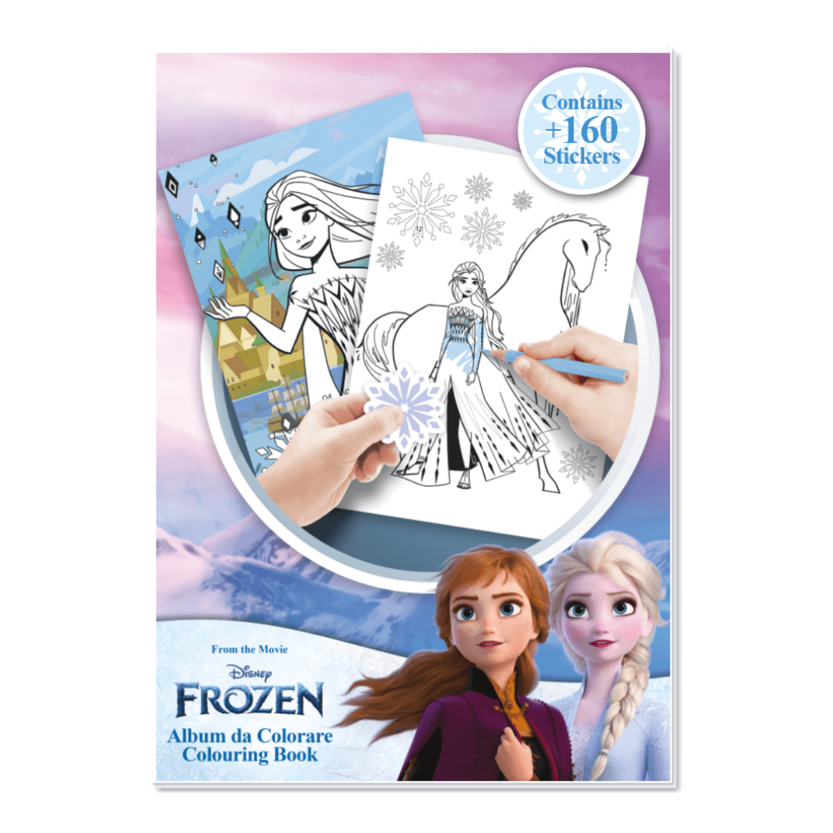 70522 ΜΠΛΟΚ ΖΩΓΡΑΦΙΚΗΣ A4 ΜΕ ΑΥΤΟΚΟΛΛΗΤΑ "FROZEN" - Image 1