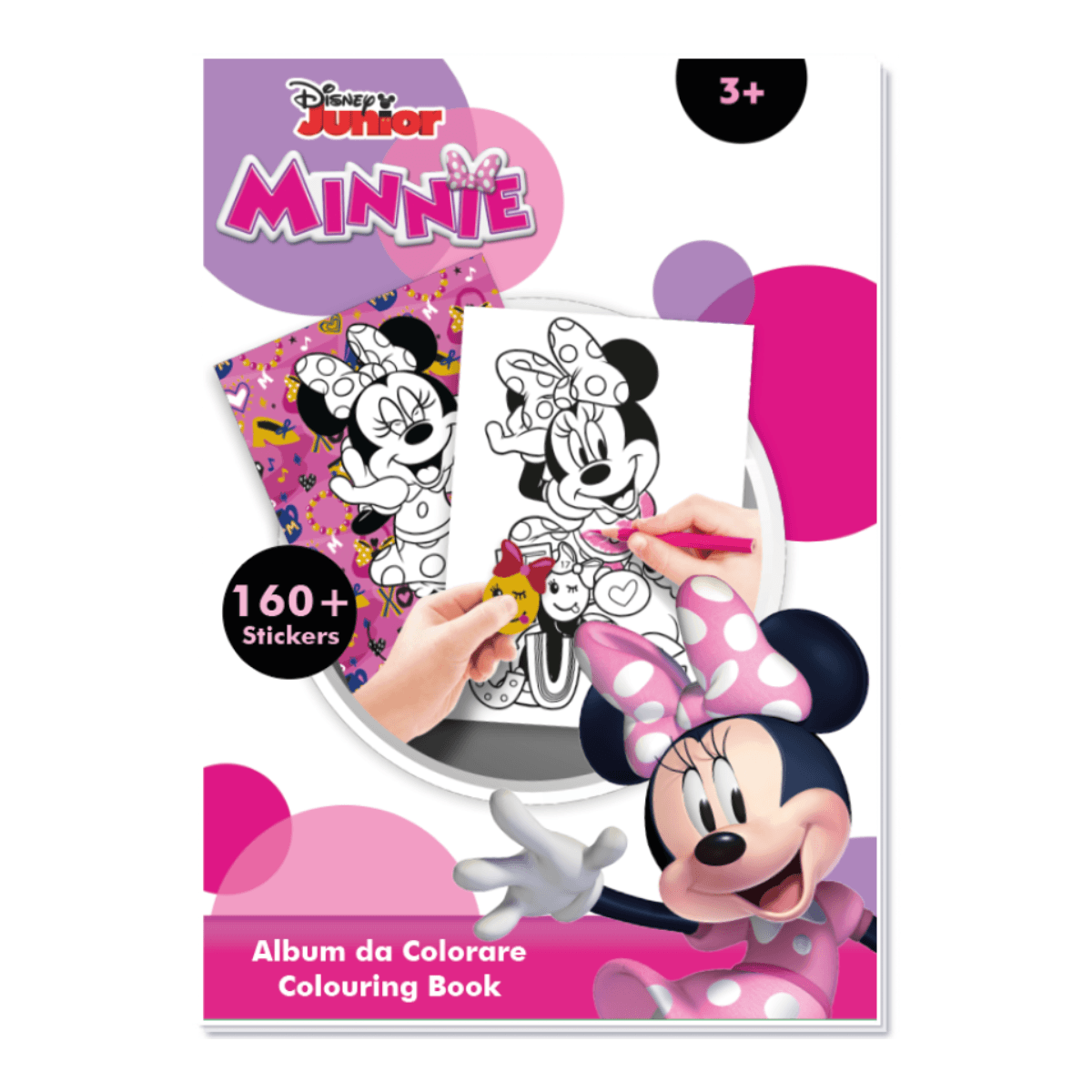 70523 ΜΠΛΟΚ ΖΩΓΡΑΦΙΚΗΣ Α4 ΜΕ ΑΥΤΟΚΟΛΛΗΤΑ "MINNIE" - Image 1