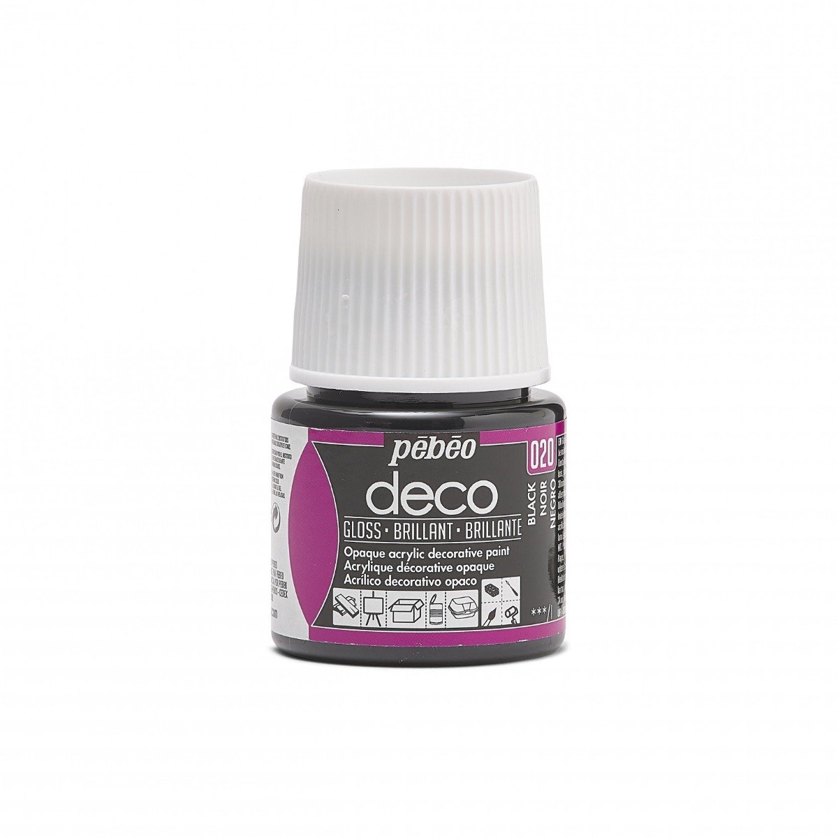 71399 DECO GLOSS 45ml BLACK - Image 1
