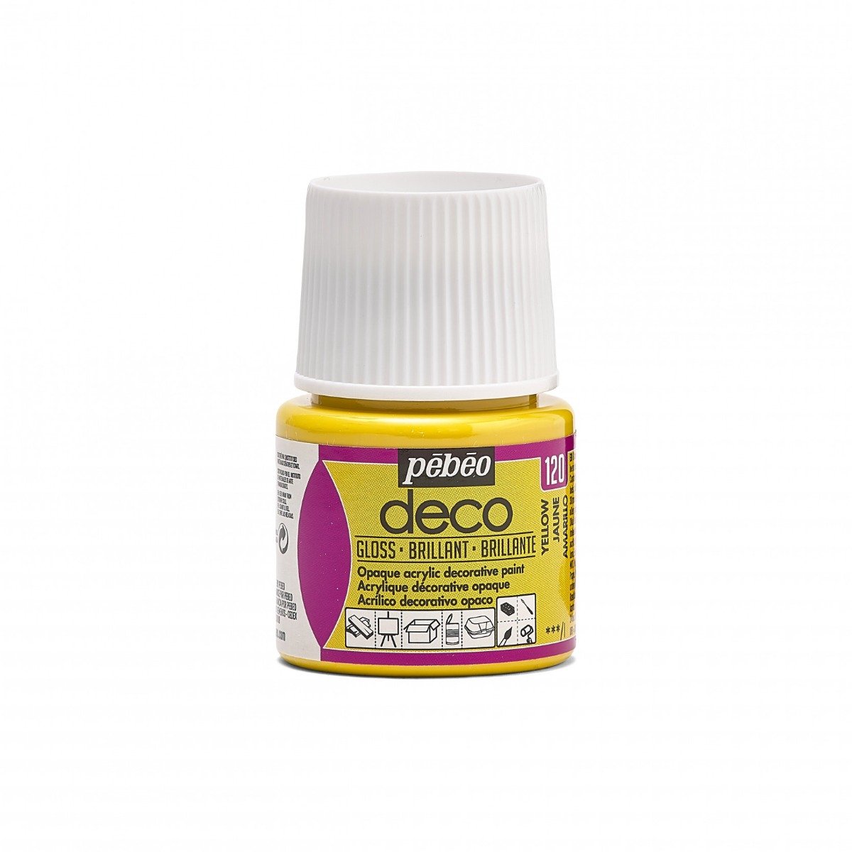 71401 DECO GLOSS 45ml YELLOW - Image 1