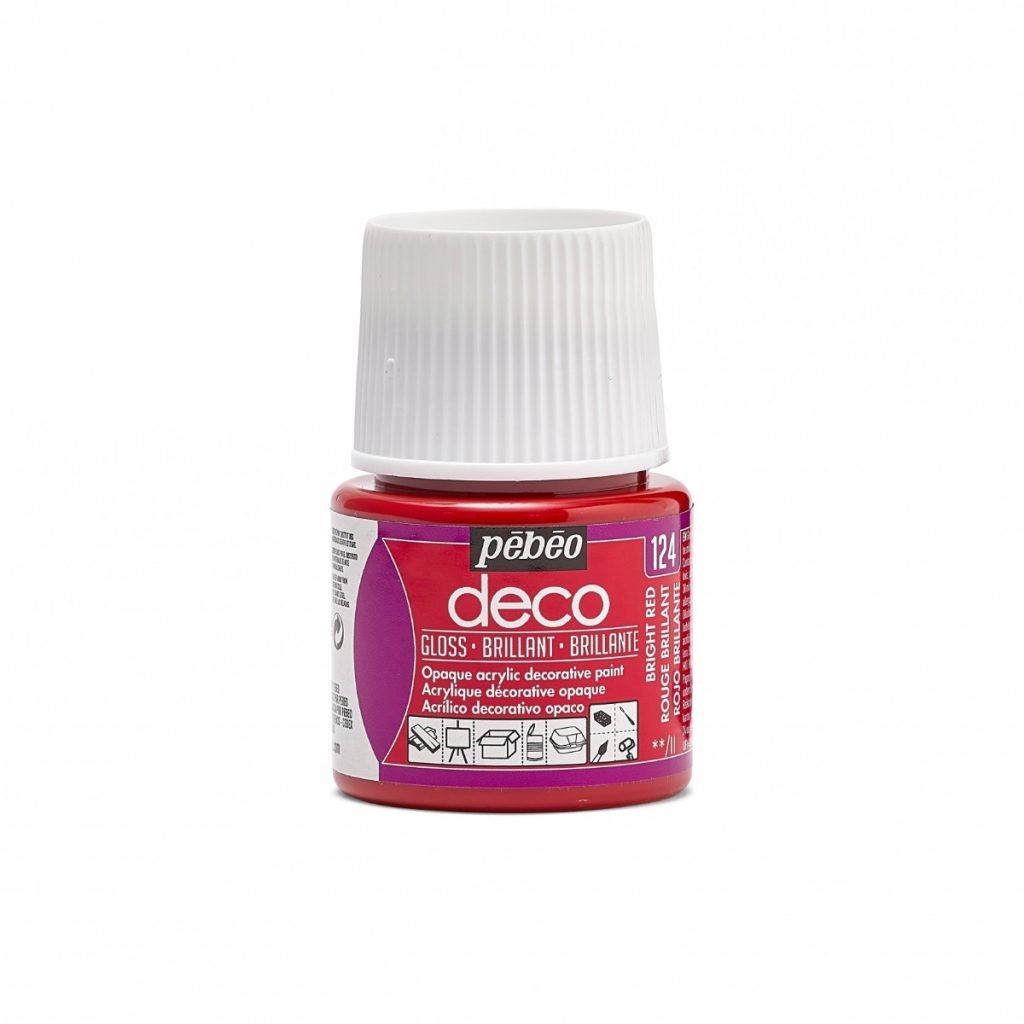 71403 DECO GLOSS 45ml BRIGHT RED - Image 1