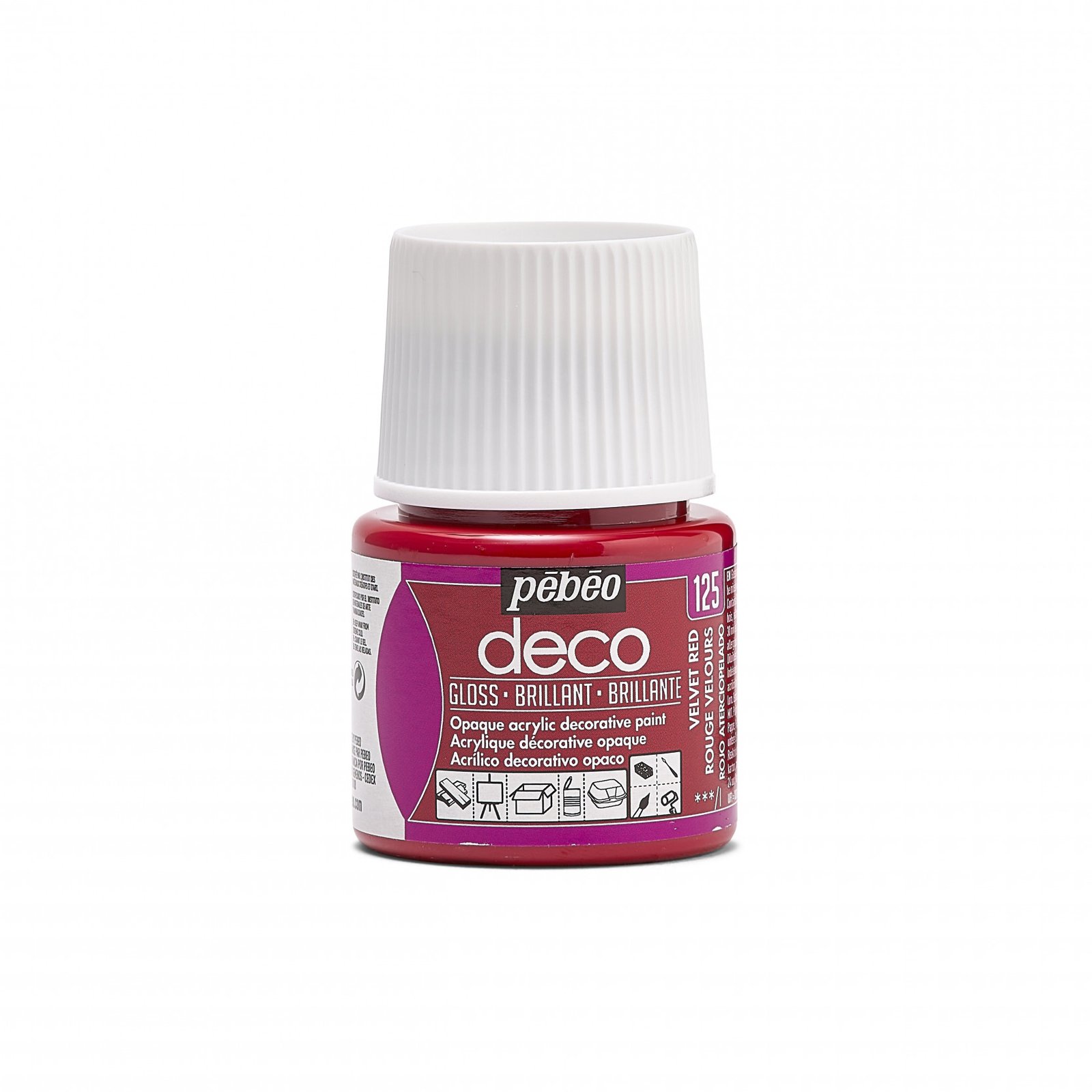 71404 DECO GLOSS 45ml VELVET RED - Image 1