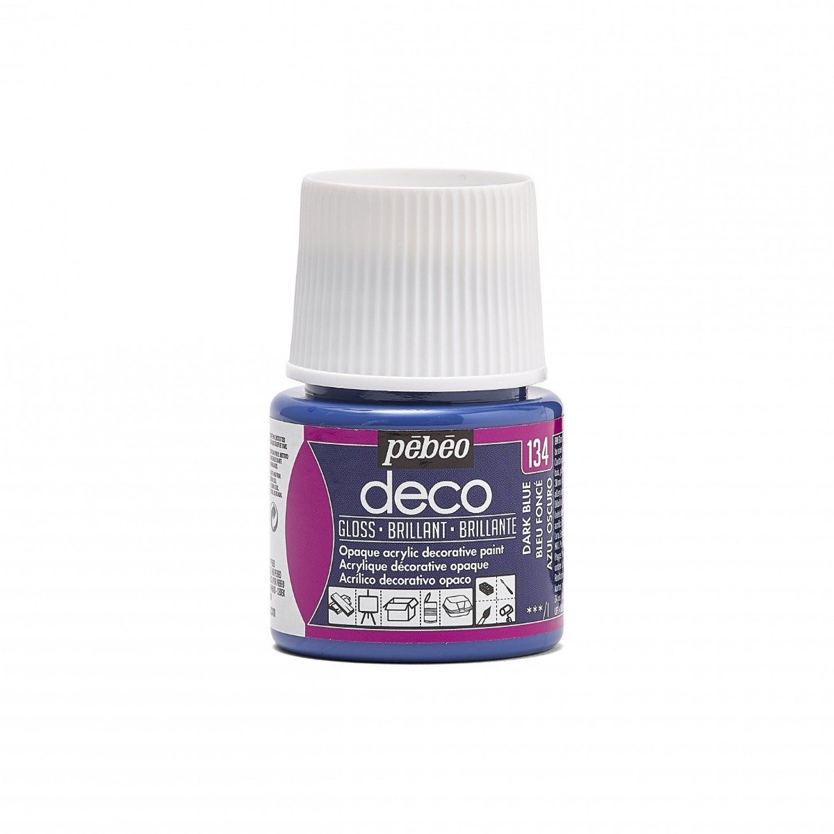 71405 DECO GLOSS 45ml DARK BLUE - Image 1