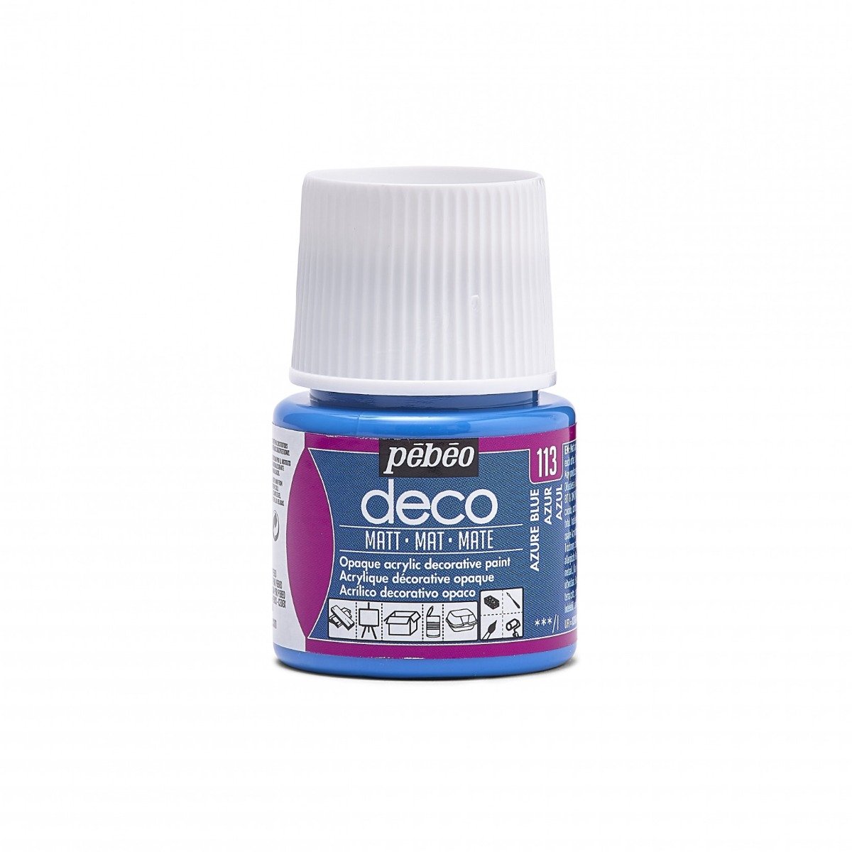 71418 DECO MATT 45ml AZURE BLUE - Image 1